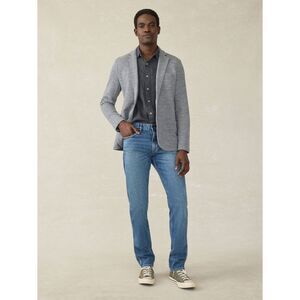 Faherty Inlet Blazer Cardigan XXL Grey Stretch Sports Jacket $198.00 Travel